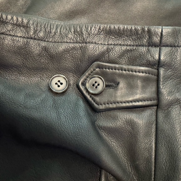 Ralph Lauren Men's Dark Brown Leather Bomber Jacket - Picture 12 of 13